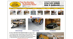 Desktop Screenshot of dallasgaragestorage.com